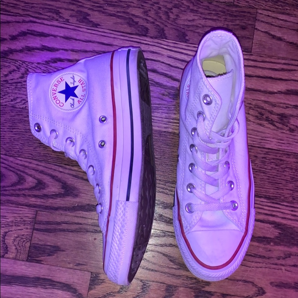 White High Top Converse